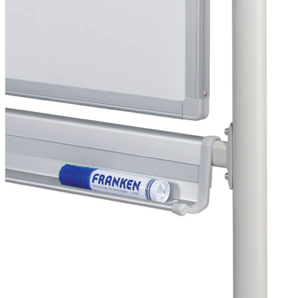 Dexboard Mobile Whiteboard Schreibtafel Auf Ständer – Rund, Mit Rollen & Höhenverstellbar, Magnetisch & Kratzfest