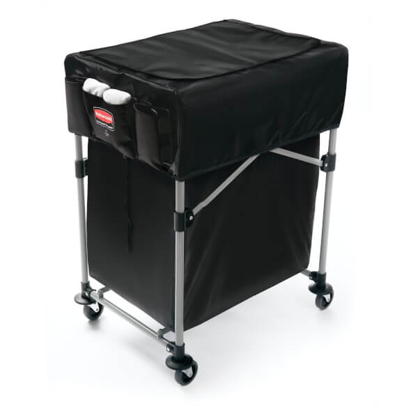Rubbermaid X Cart Abdeckung klein mit Fächern für Reinigungsmittel und Putzutensilien