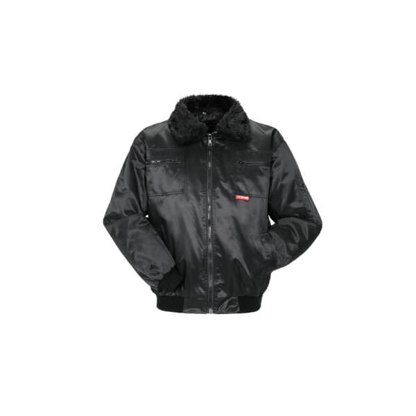 Kälteschutzkleidung Kälteschutzjacken PLANAM Pilotenjacke, schwarz,