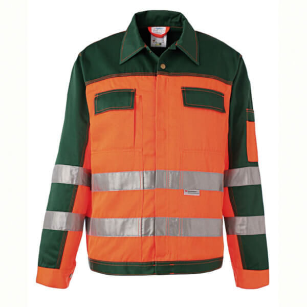 35+ Arbeitsjacke Gärtner Orange Grün, Diese schutzbekleidung nach