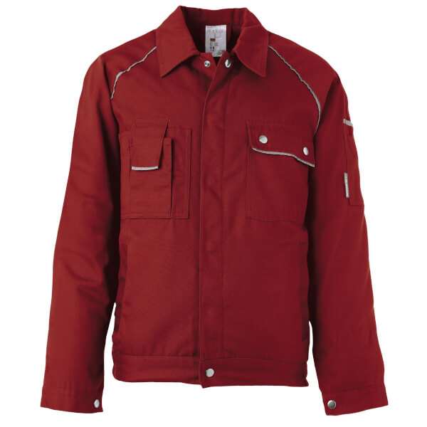Arbeitsjacken Bundjacken PLANAM Bundjacke Canvas 320, rot,