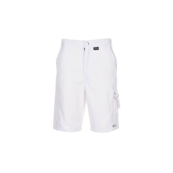 TeXXor Canvas Arbeitsshorts Bermuda – Weiß, Kurze Malerhose Für Herren – Bequem Und Robust