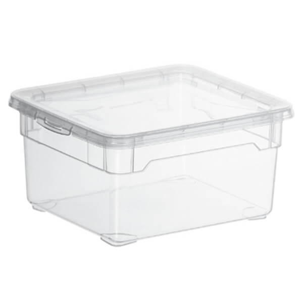 rothopro Clearbox Aufbewahrungsbox mit Deckel Fassungsvermögen: 2 0 l kaufen