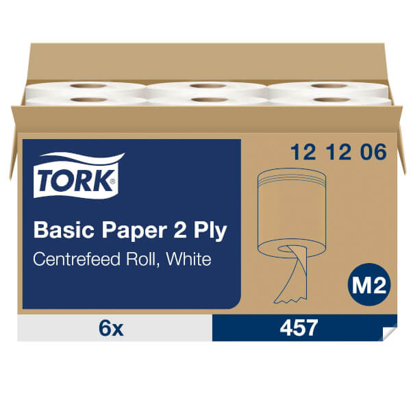Tork 121206 Standard Papierwischtücher Universal 2 - lagig für Spendersystem M2