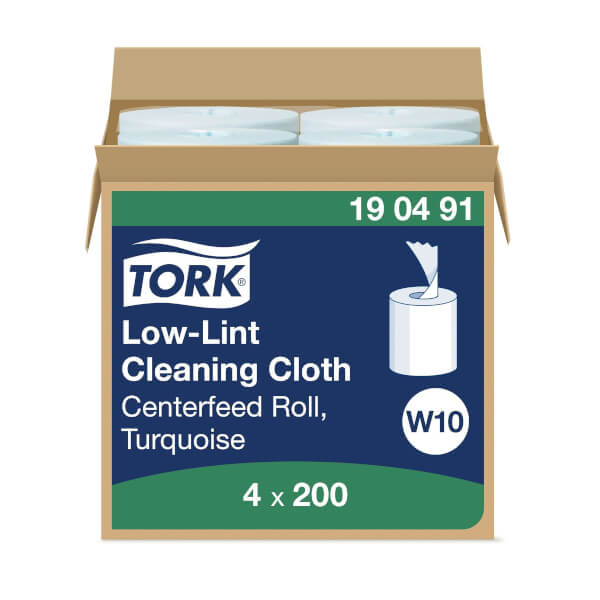 Tork Reinigungstücher Fusselarm, Blau – Extrem Saugfähig, Für Empfindliche Oberflächen, 80 Stück Pro Packung