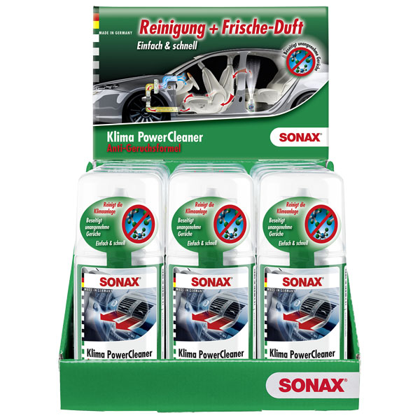 sonax Klima Power Cleaner, zur einfachen Entfernung von Bakterien, Schimmelsporen und Mikroorganismen,