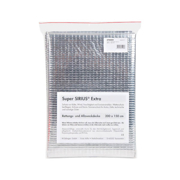 Super SIRIUS® Extra Rettungsdecke, einfacher Mehrfachgebrauch
