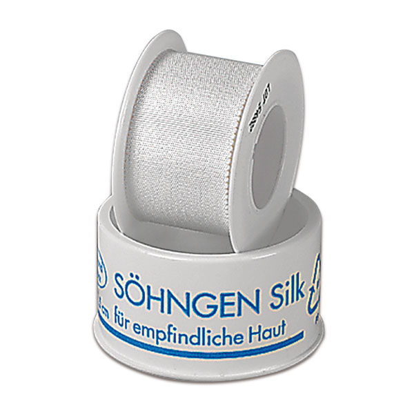 Wundversorgung Pflaster SÖHNGEN® Silk, Heftpflaster, weißes Taftgewebe,