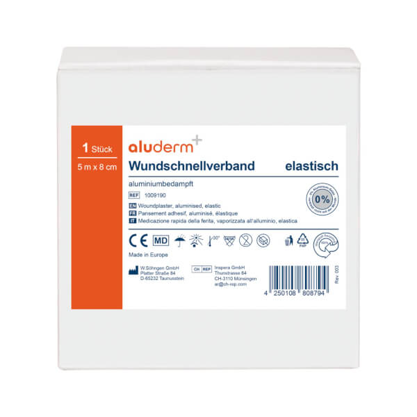 Erste - Hilfe - Nachfüllpacks SÖHNGEN aluderm® - aluplast Wundverbandpflaster, elastisch,