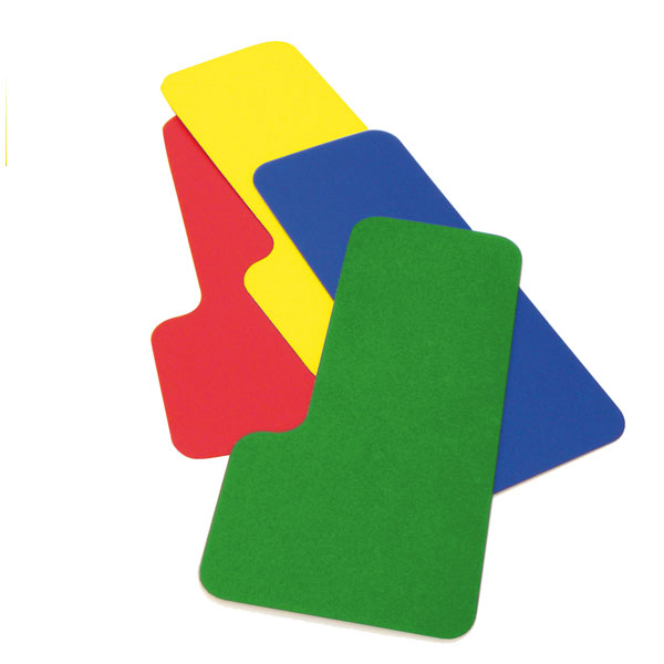 Bodenmarkierung/Lagerplatzkennzeichnung WT-7112 gelb 7,5cmx20cm 