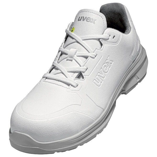 uvex 1 sport hygiene Sicherheitshalbschuh 65822 S3 SRC weiß moderner flexibler und leichter Halbschuh mit glatter Oberfläche