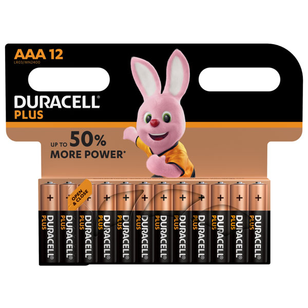 Duracell Plus Power AAA (MN2400/LR03) Alkaline-Batterie im Sparpaket kaufen