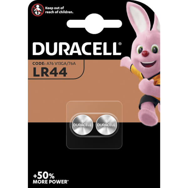 Duracell Knopfzellen LR44 Alkaline - Knopfzellenbatterie