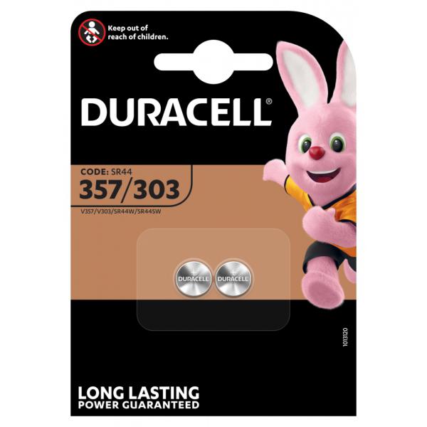 Duracell Watch 357 / 303 (D357 / V357 / V303 / SR44) Uhrenbatterie