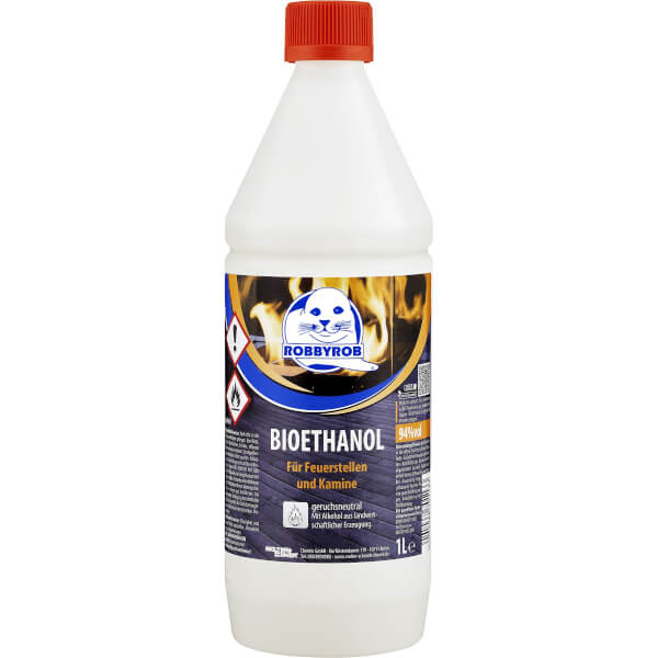 Robbyrob Bioethanol Premium für Ethanol - Feuerstellen und Kamine